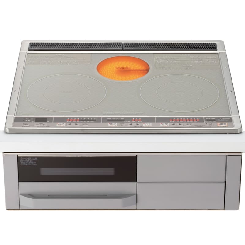 Đánh giá bếp từ Mitsubishi CS-G321MS nội địa Nhật — 2 vùng từ 3kW, lò nướng 2 mặt, nút bấm bền bỉ