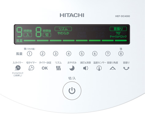 Bảng điều khiển quạt Hitachi HEF-DC4000